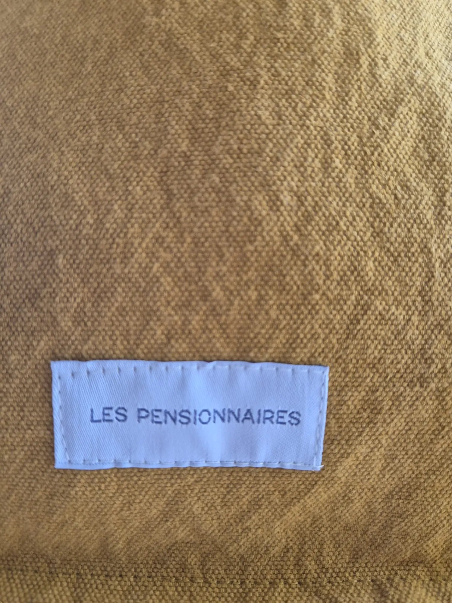 Grand Cabas coton bio Jaune Safran Little Harmonie
