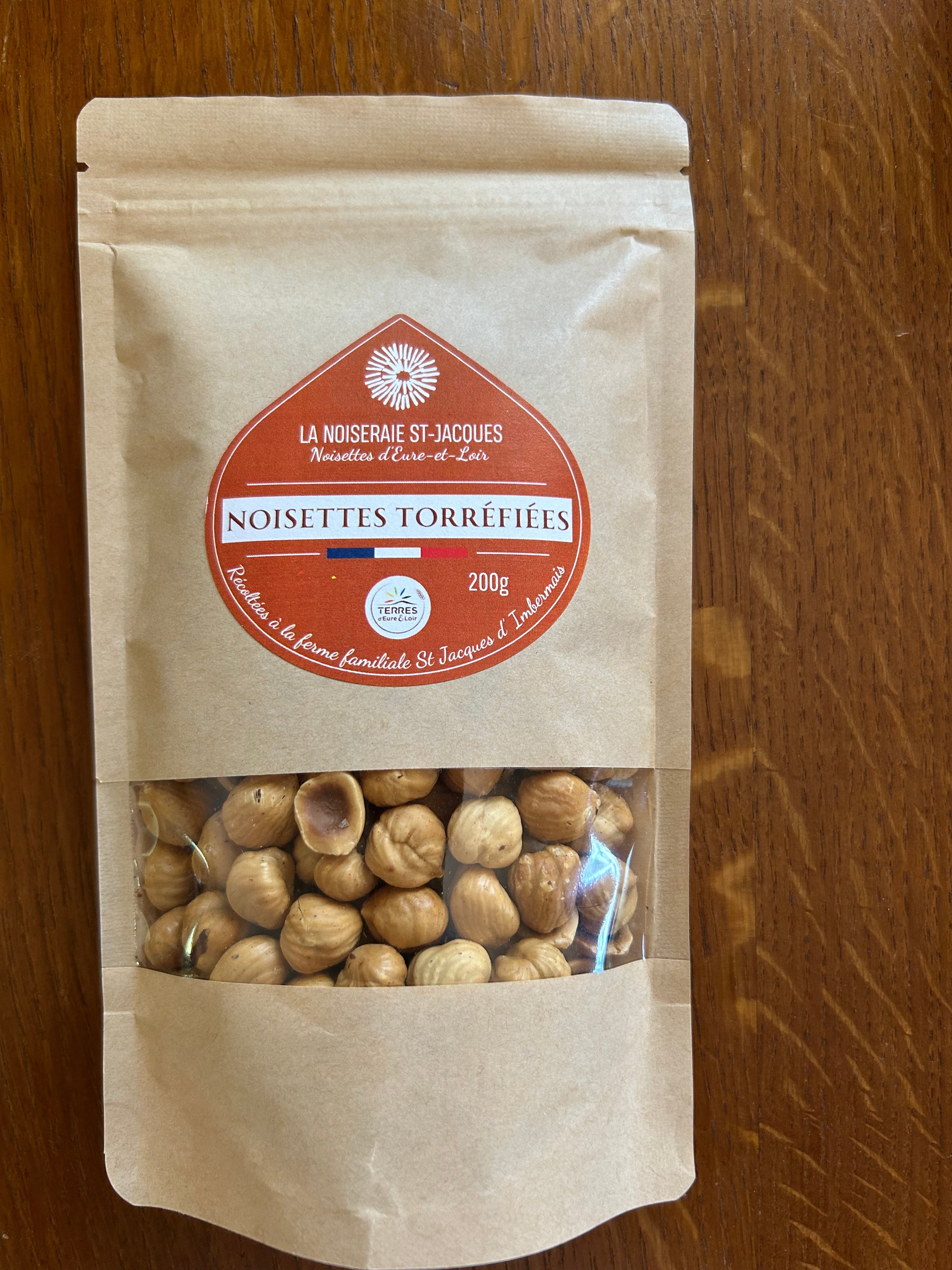 Noisettes gourmandes torréfiées et émondées Noisettes
