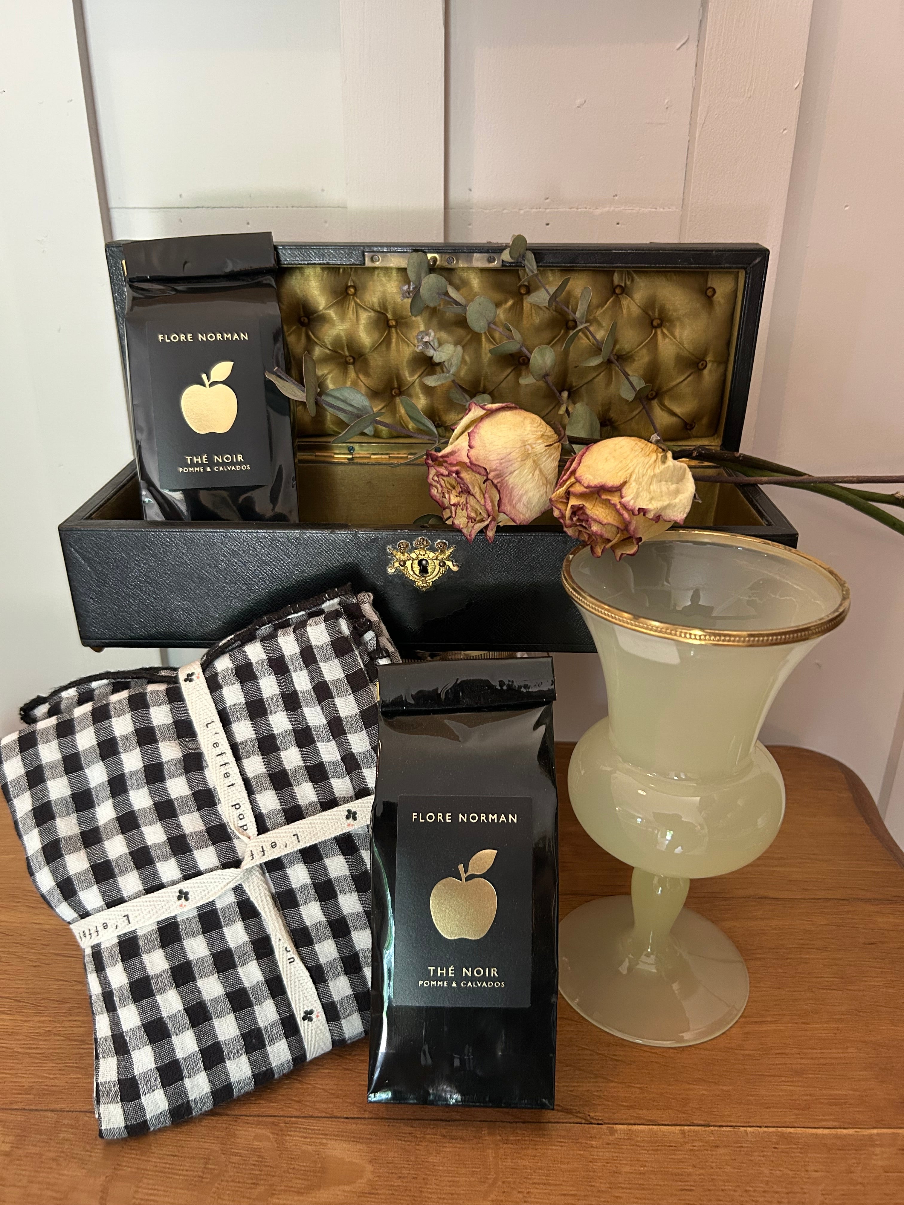 Sachet Thé Noir 100g Pomme & Calvados Flore Norman