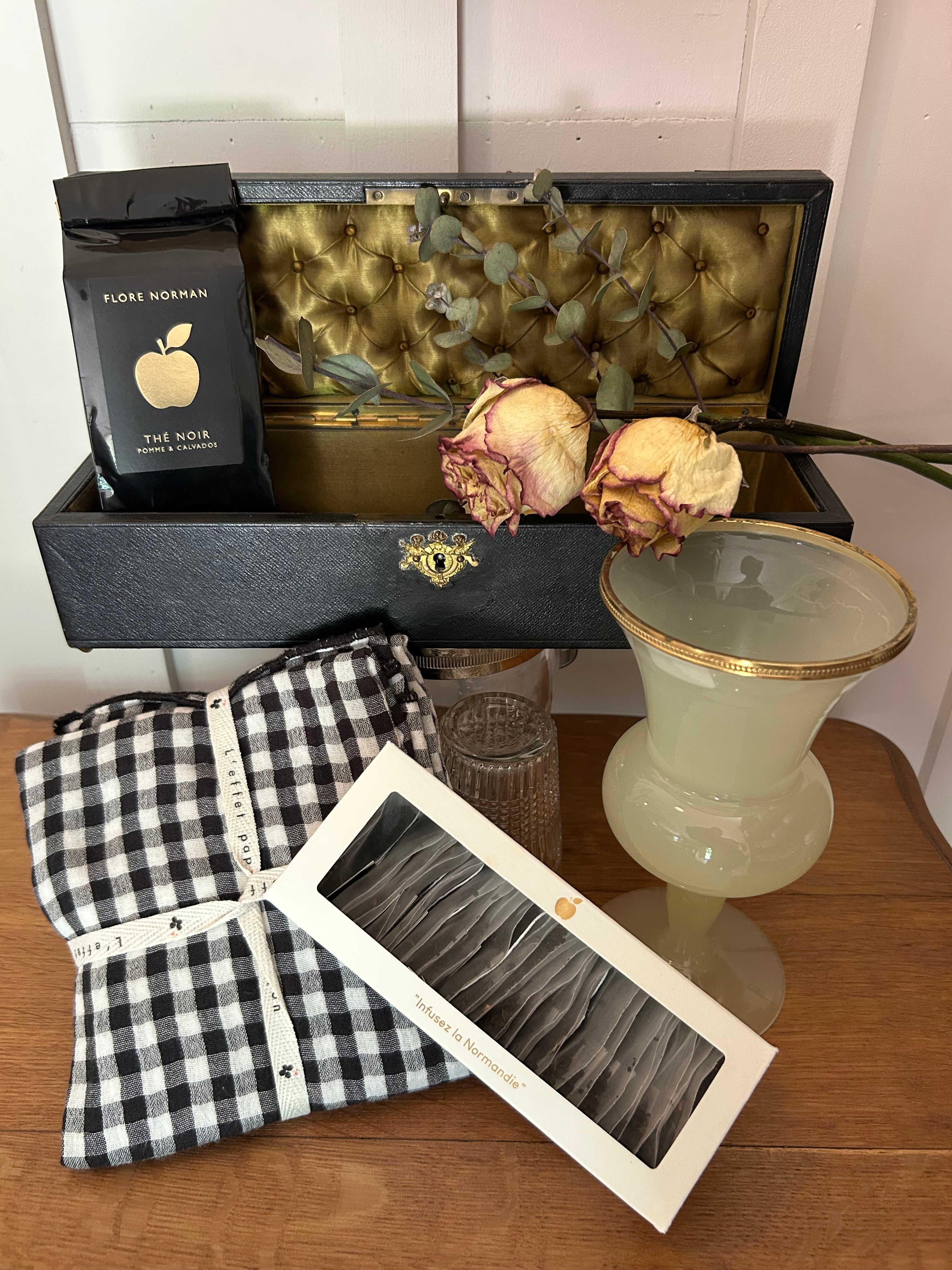 Sachet Thé Noir 100g Pomme & Calvados Flore Norman