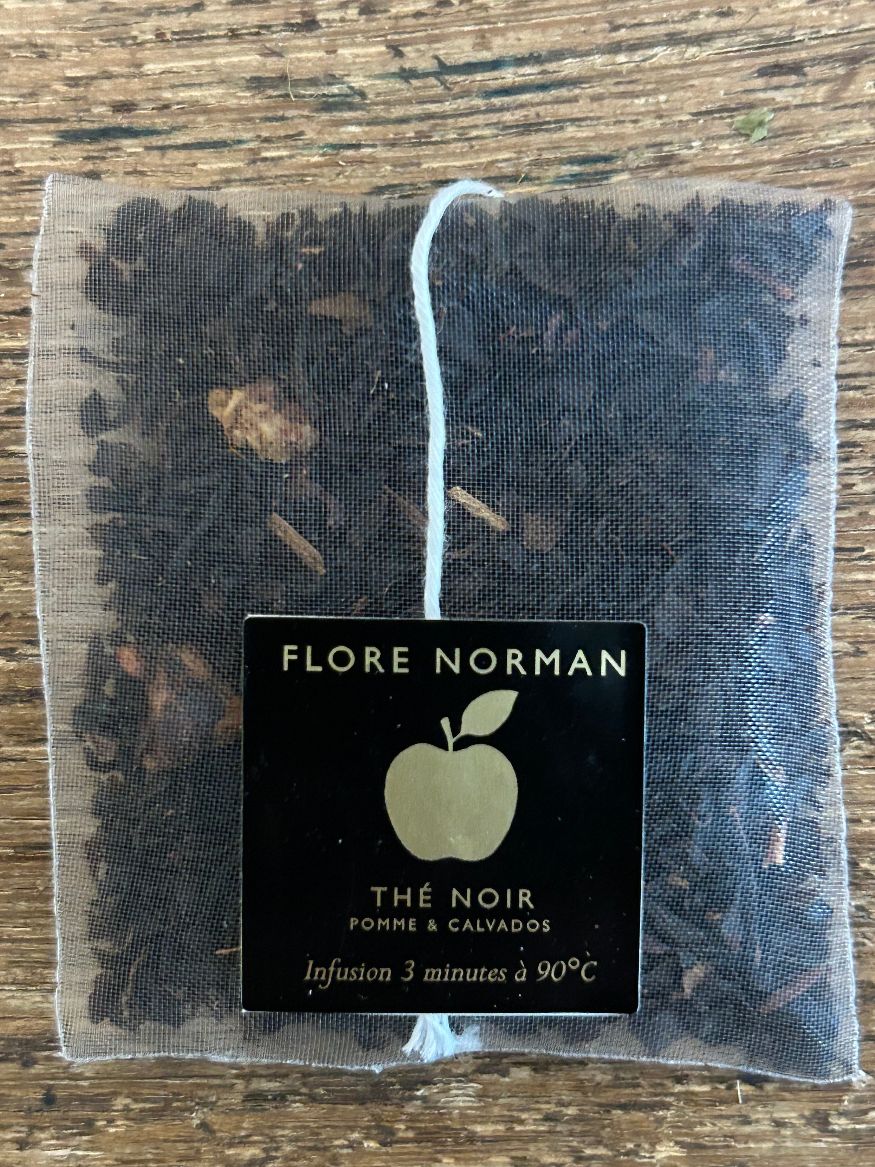 Coffret Infusettes Thé Noir Pomme & Calvados Flore Norman